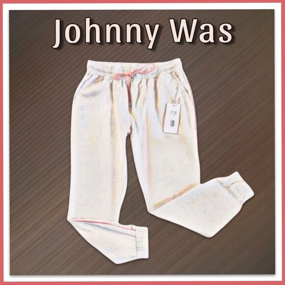 Johnny Was Pants - NWT Johnny Was Calme Drawstring Track Pant Joggers